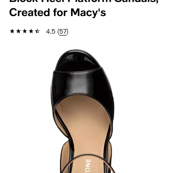 Sun & Stone Chunky heels size 7.5 from Macy's - Picture 3 of 6